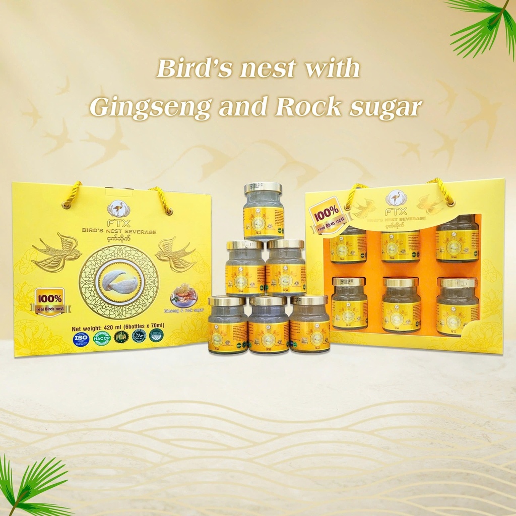 FTX - BIRD'S NEST BEVERAGE (GINSENG & ROCK SUGAR)