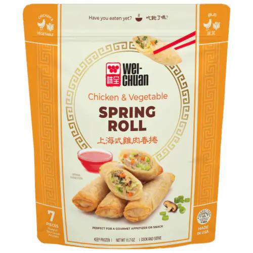 WC - PRE-FRIED CHICKEN & VEGETABLE SPRING ROLL
