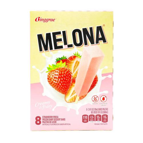 ***BINGRAE - MELONA STRAWBERRY ICE CREAM BAR