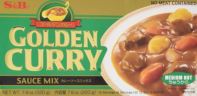 S & B - GOLDEN CURRY MEDIUM HOT (L)