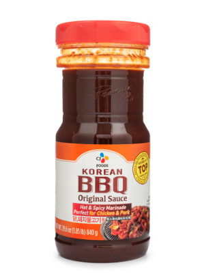 CJ BEKSUL - BBQ SAUCE SWEET & SAVORY FOR PORK & CHICKEN (8 X 840 G)