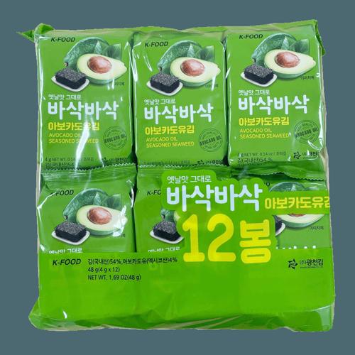KWANCHEON - ROASTED & SEASONED LAVER (AVOCADO OIL)