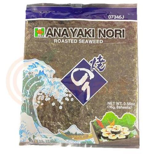 HANA - ROASTED LAVER YAKI SUSHI NORI BLUE (8 SHEETS)