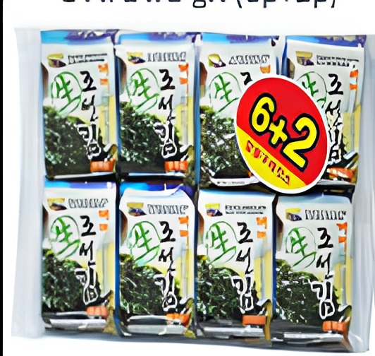 HM - SEASONED SEAWEED 6+2