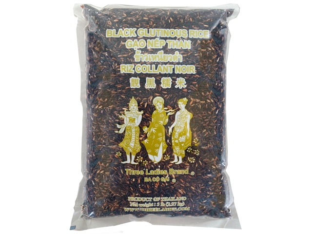 3 LADIES - 5# BLACK GLUTINOUS RICE