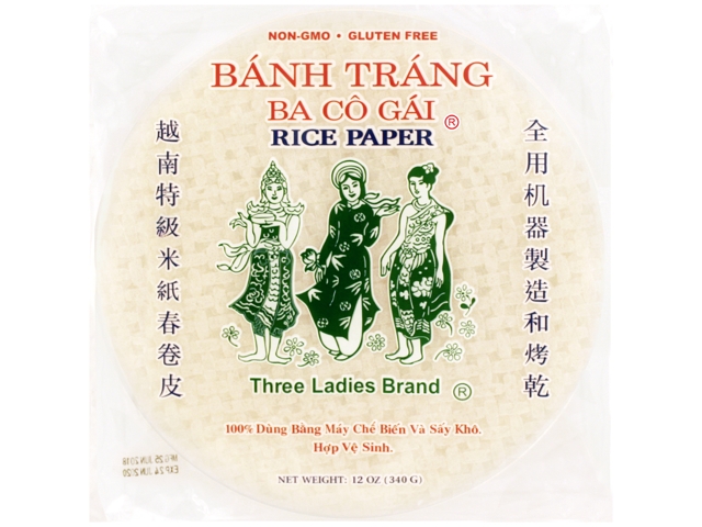 3 LADIES - MACHINE RICE PAPER (22 CM)