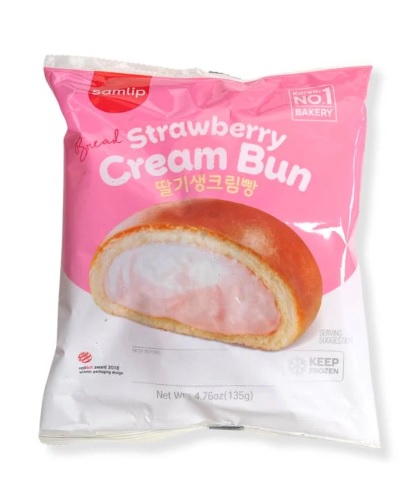 ***SAMLIP - STRAWBERRY CREAM BUN_1P