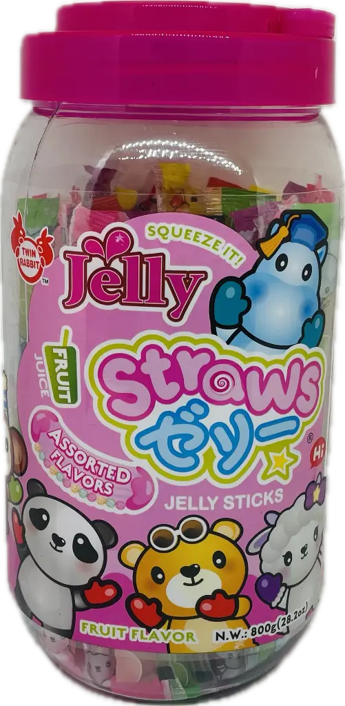 TWIN RABBIT - JELLY STRAWS CJ101
