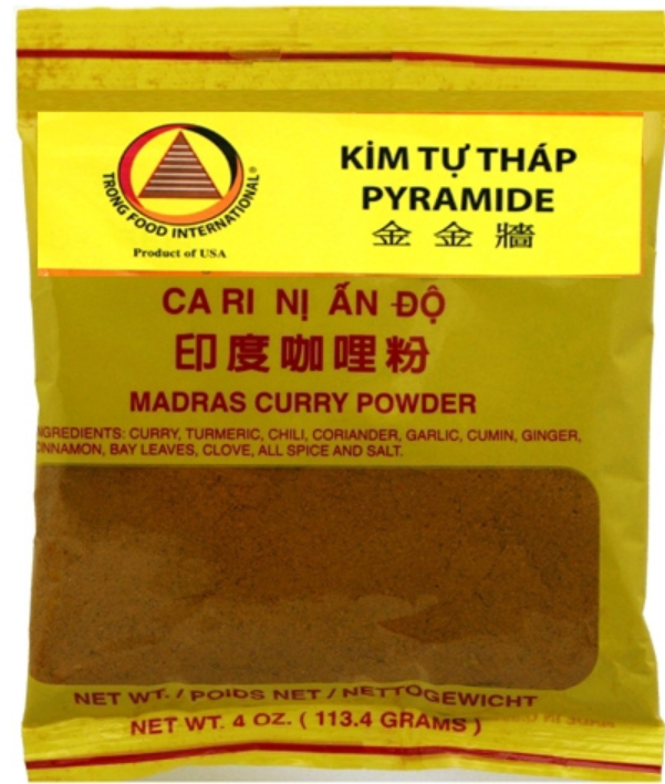 PYRAMID MADRAS CURRY POWDER A19 - CA RI NI - BAG