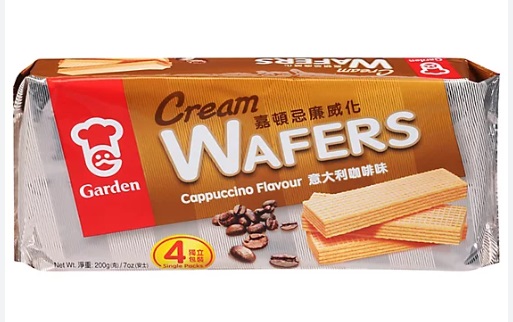 GARDEN CAPPUCCINO WAFER B3447 