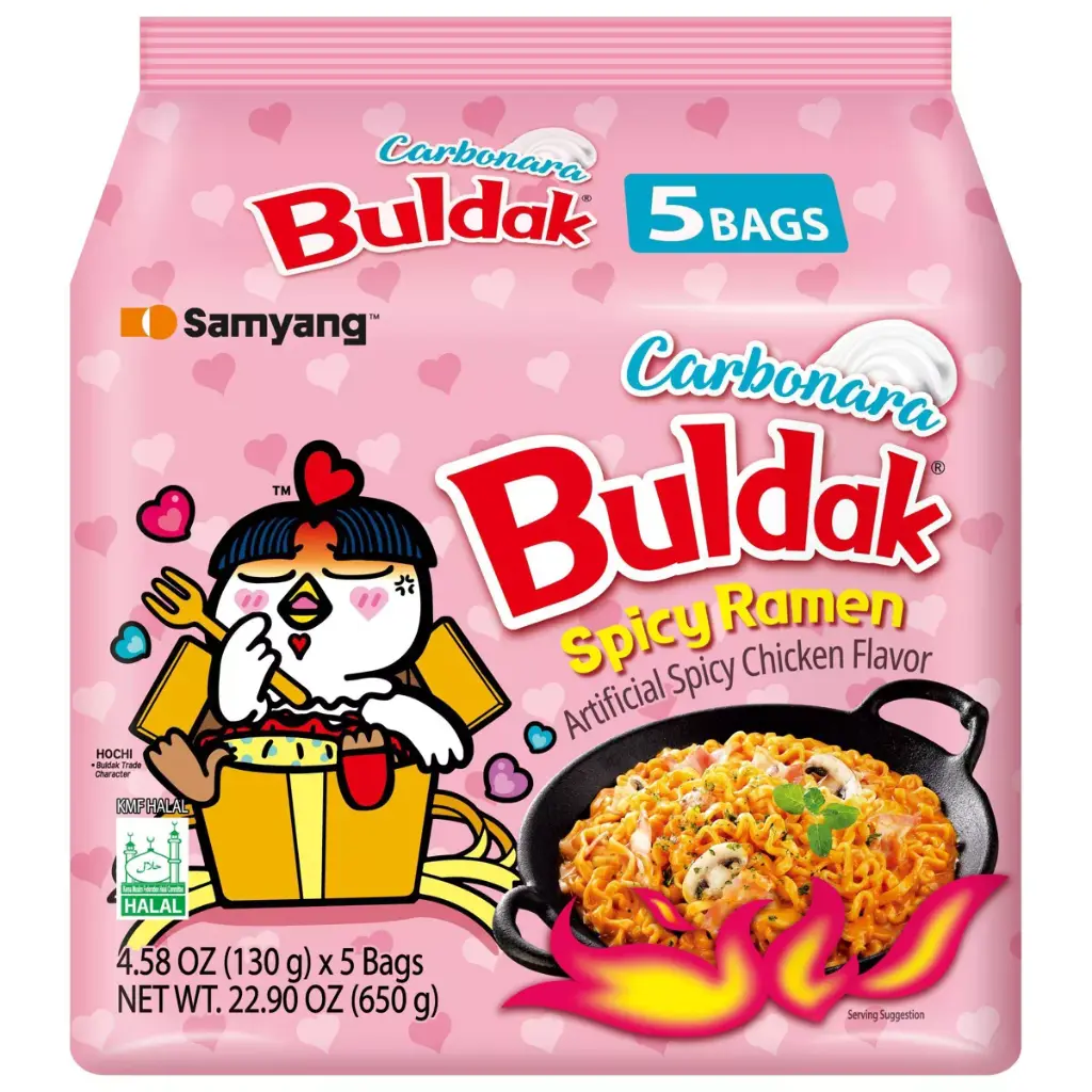 SAMYANG - BULDAK CARBONARA HOT RAMEN (5p)