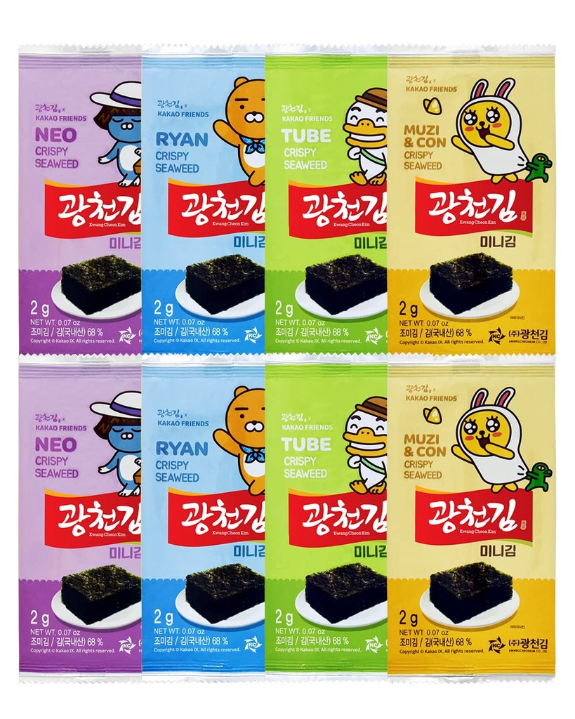 KWANGCHEON - LAVER ROASTED & SEASONED (16P)