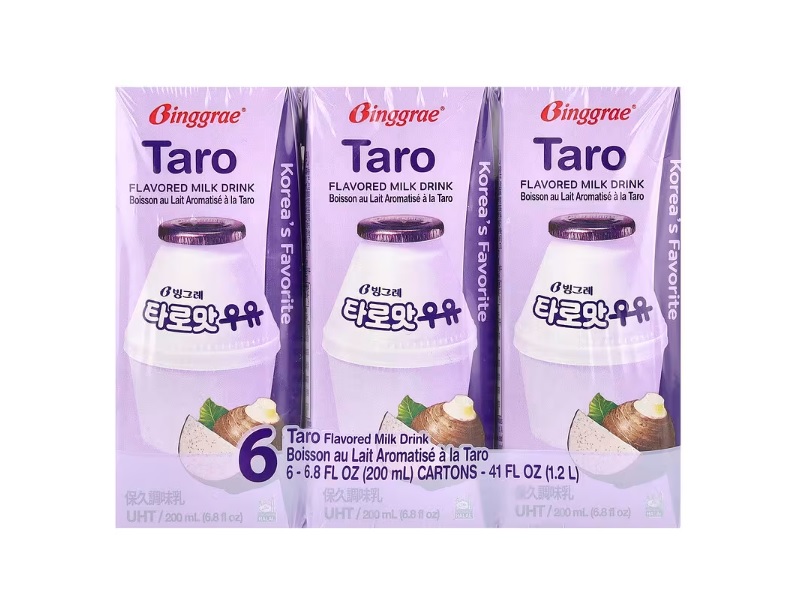 BINGGRAE - TARO FLAVORED MILK DRINK