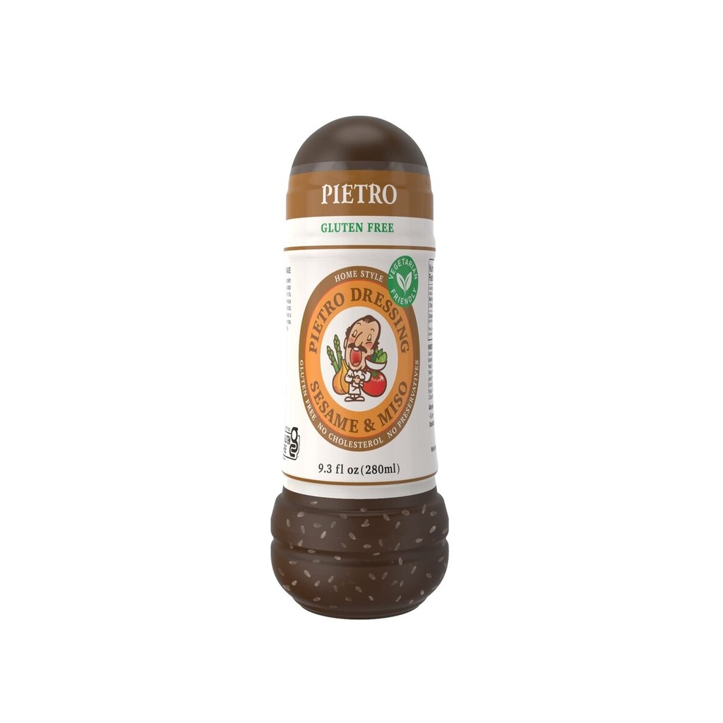 PIETRO - SESAME & MISO SALAD DRESSING (BROWN) (6 X 9.33 FL OZ)