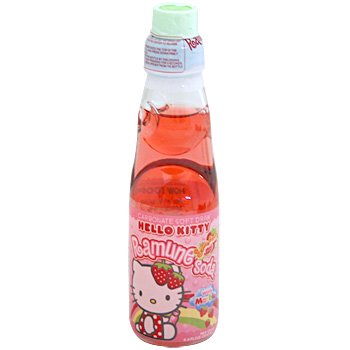 HELLO KITTY - RAMUNE STRAWBERRY (30 X 6.6 FL OZ)