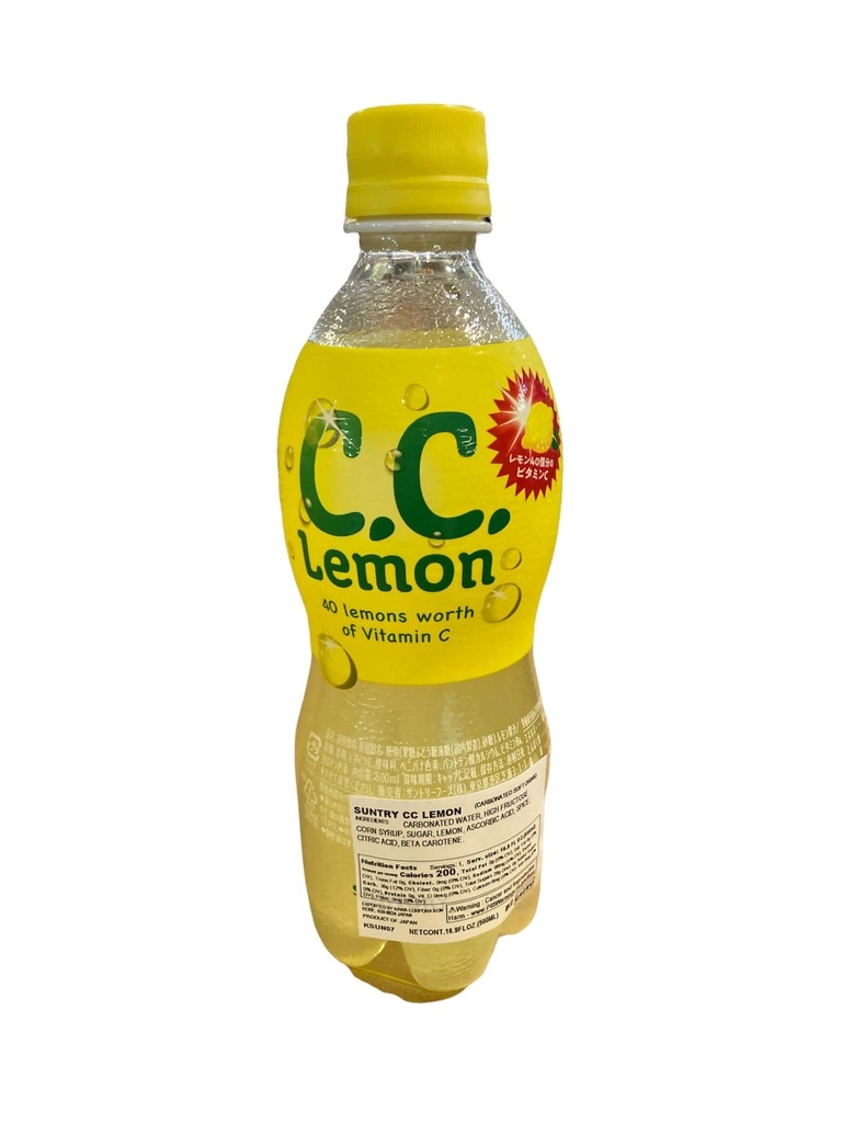 SUNTORY - C.C. LEMON (24 X 16.6 FL OZ)