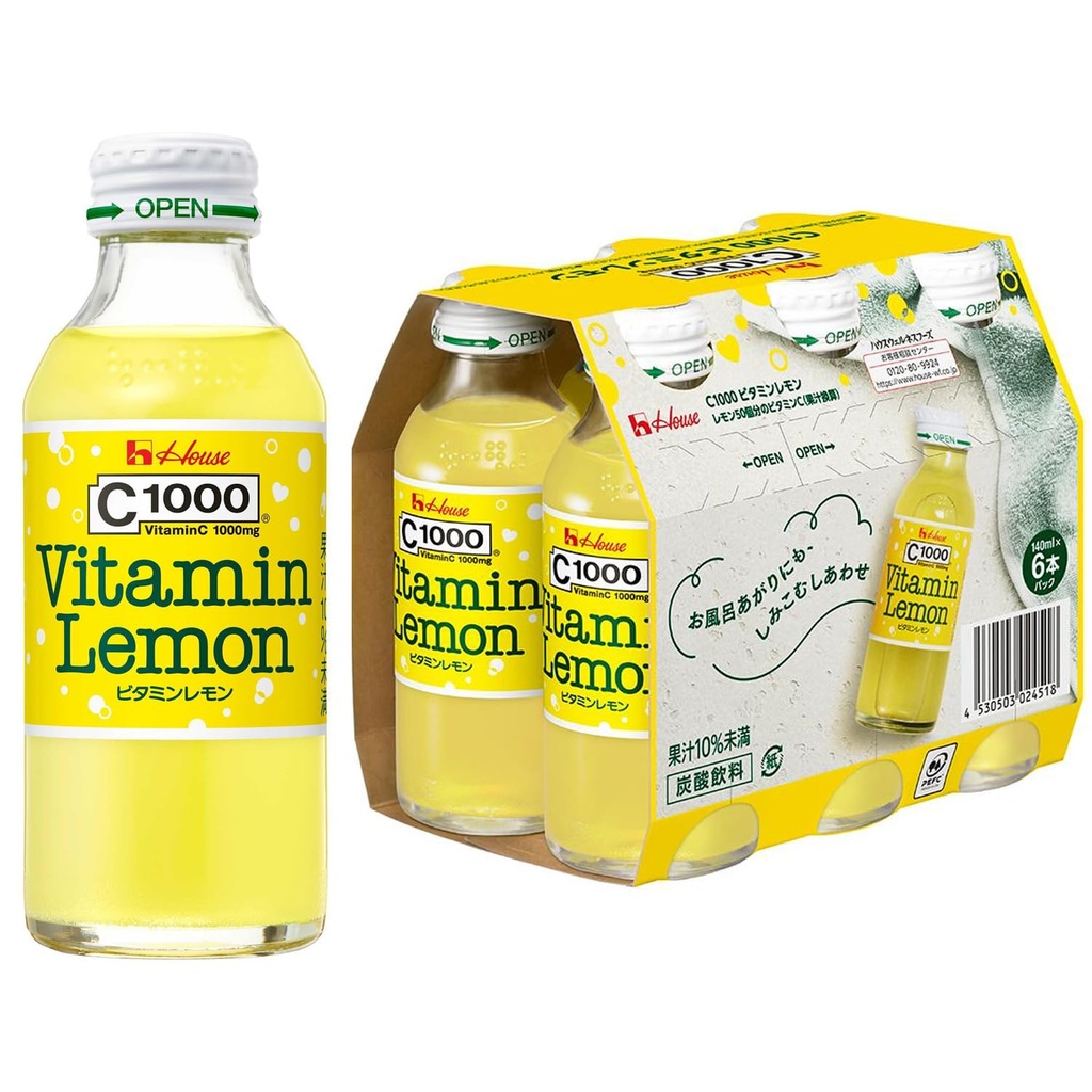 HOUSE - C1000 LEMON BOTTLE (6 X 4.6 FL OZ)