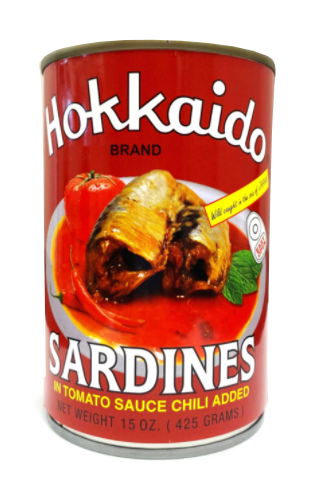 HOKKAIDO SARDINES IN TOMATO WITH CHILI RED -L-