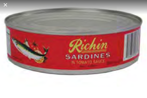 RICHIN SARDINES IN TOMATO #10035 -L-