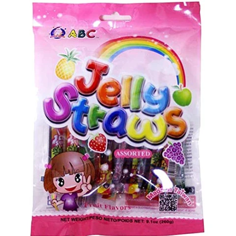 ABC - JELLY STRAW (L)260JS BAGS