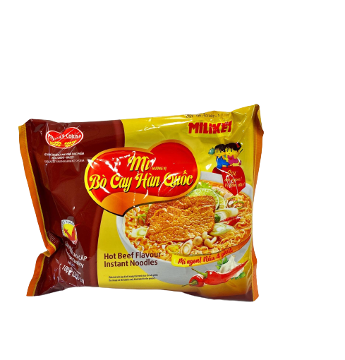 MILIKET INSTANT NOODLE HOT BEEF FLAVOR MI BO CAY