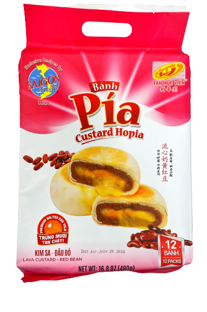 FZ SAIGON GOURMET LAVA CUSTARD HOPIA RED BEAN #1168