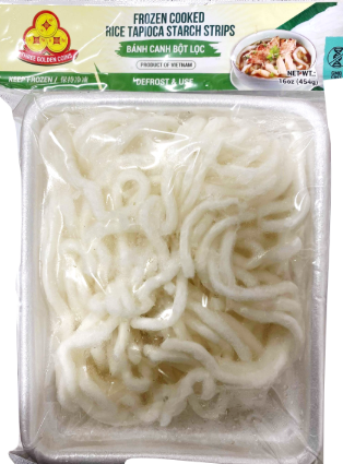 ***3COINS - COOKED RICE TAPIOCA STARCH STRIPS 01021 (BANH CANH BOT LOC)