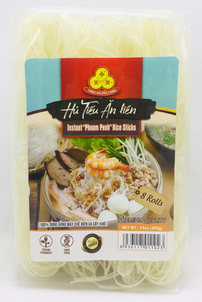 3COINS INSTANT 'PHNOM PENH' RICE STICKS 01102 HU TIEU