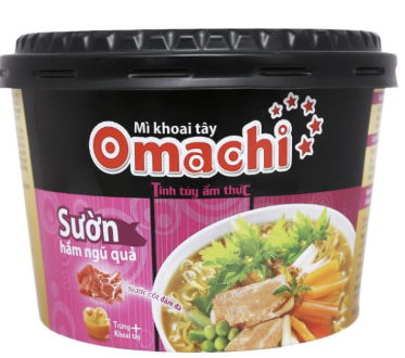 OMACHI - INSTANT NOODLES RIBS SOUP STYLE (BOWL)