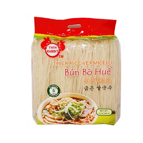 TWIN RABBIT - THICK RICE VERMECELLI (BUN BO HUE)