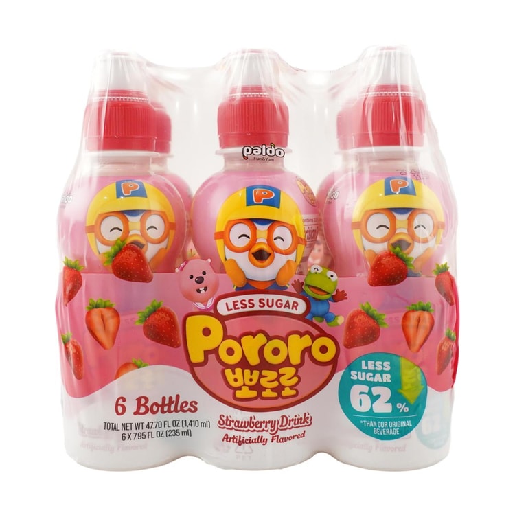 PALDO - PORORO DRINK STRAWBERRY (LESS SUGAR)