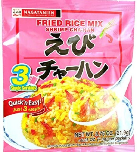 NAGATANIEN - SHRIMP SEASONING CHAHAN NO MOTO (10 X 0.75 OZ)