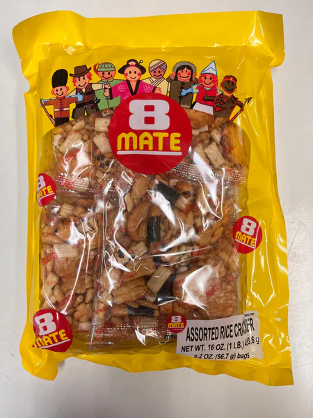 8 MATE (ORANGE) - ASSORTED RICE CRACKER
