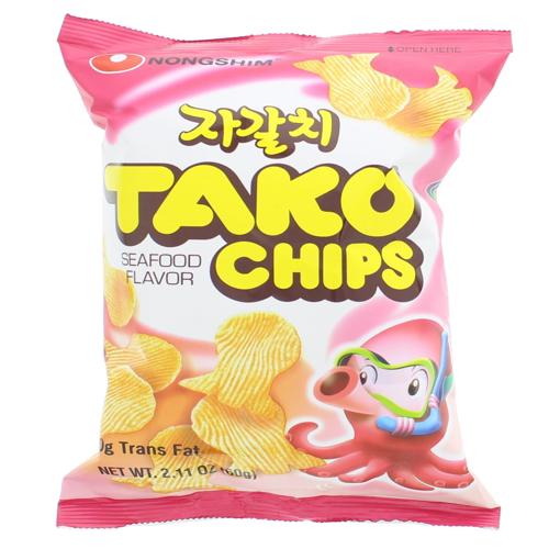 NONGSHIM - TAKO CHIP OCTOPUS FLAVOR