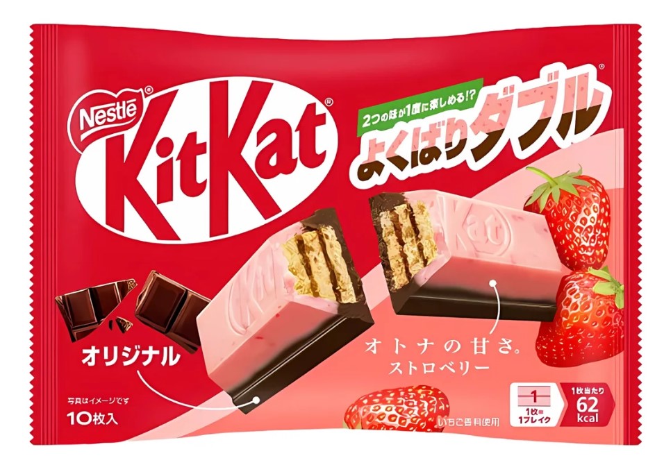 NESTLE - KITKAT DOUBLE STRAWBERRY CHOCOLATE (12 X 4 OZ)