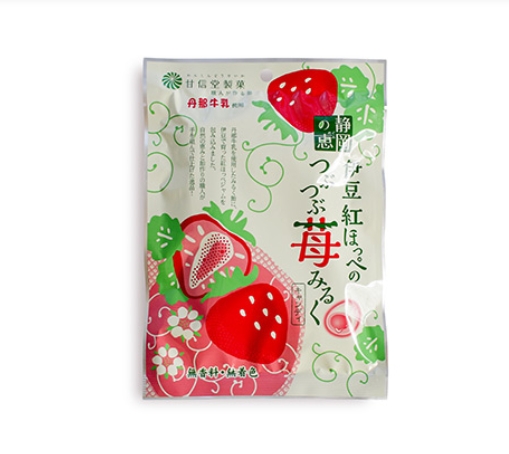 KANSHINDO - STRAWBERRY CRUNCHY MILK CANDY (10 X 2.7 OZ)