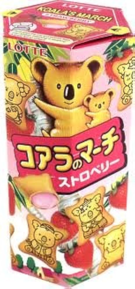 LOTTE - KOALA'S MARCH STRAWBERRY COOKIES