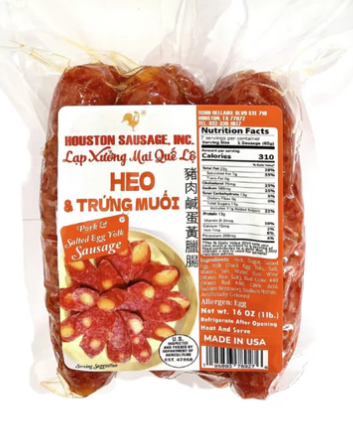 HOUSTON - PORK & SALTED EGG YOLK SAUSAGE