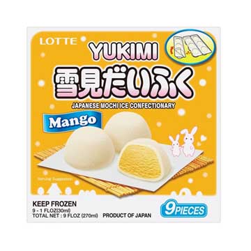 LOTTE - YUKIMI MOCHI MANGO 9P