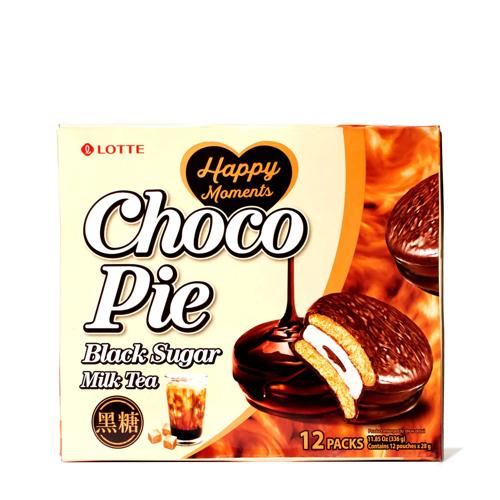 LOTTE - CHOCO PIE BLACK SUGAR MILK TEA