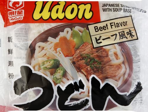 MYOJO UDON W/SOUP BEEF FLAVOR