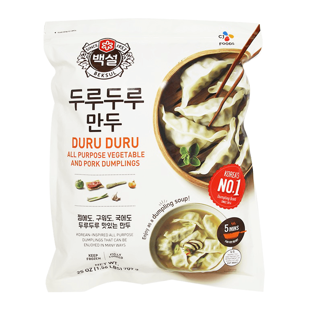 CJ BEKSUL - DURUDURU DUMPLING PORK (12 X 25 OZ)