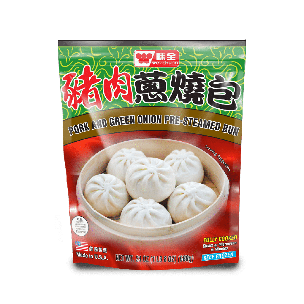 WEICHUAN - PORK & GREEN ONION BUN