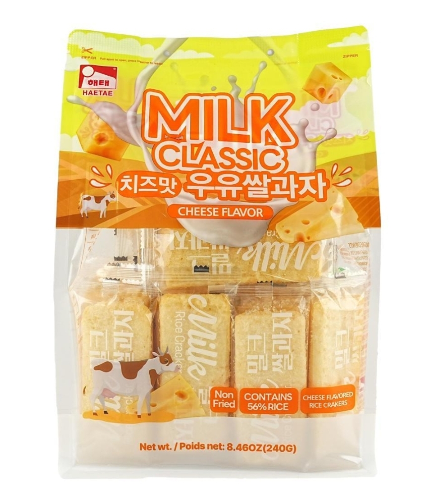 HAITAI - MILK RICE CRACKER CHEESE (16 X 240 G)