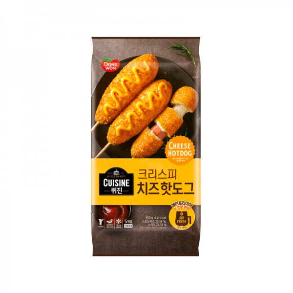 CRISPY CHEESE HOT DOG