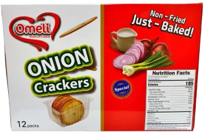 OMELI - ONION CRACKER (BOX)