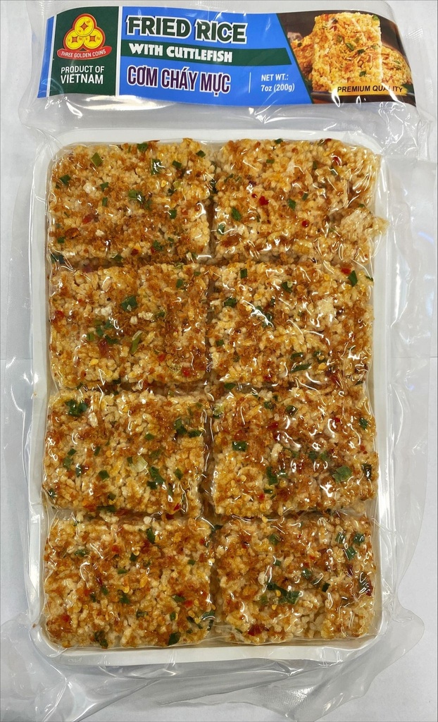 3COINS - FRIED RICE W/CUTTEFISH TRAY (COM CHAY MUC)