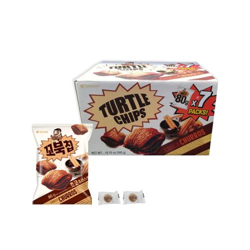 ORION - TURTLE CHIPS CHOCO CHURROS FLAVOR (S)