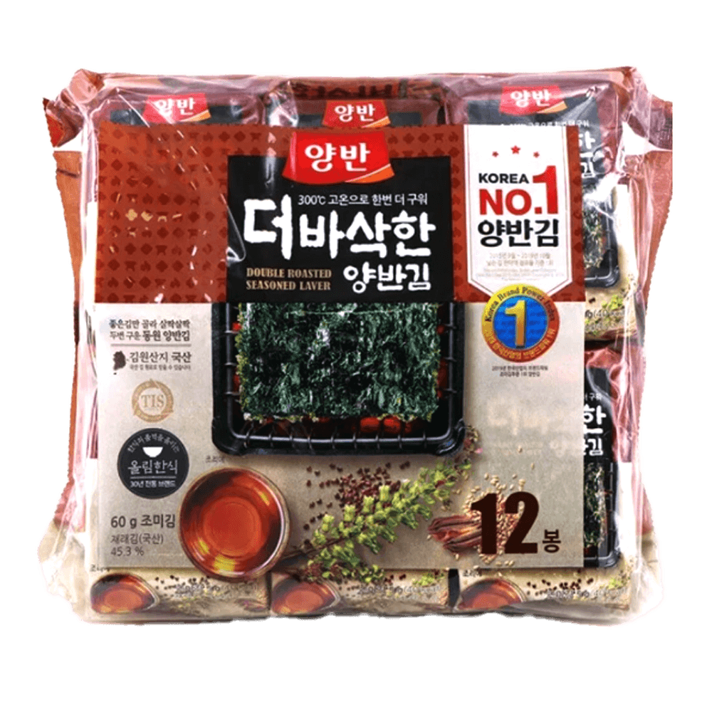 DONGWON - EXTRA CRISPY ROASTED & SEASONED LAVER (12P)