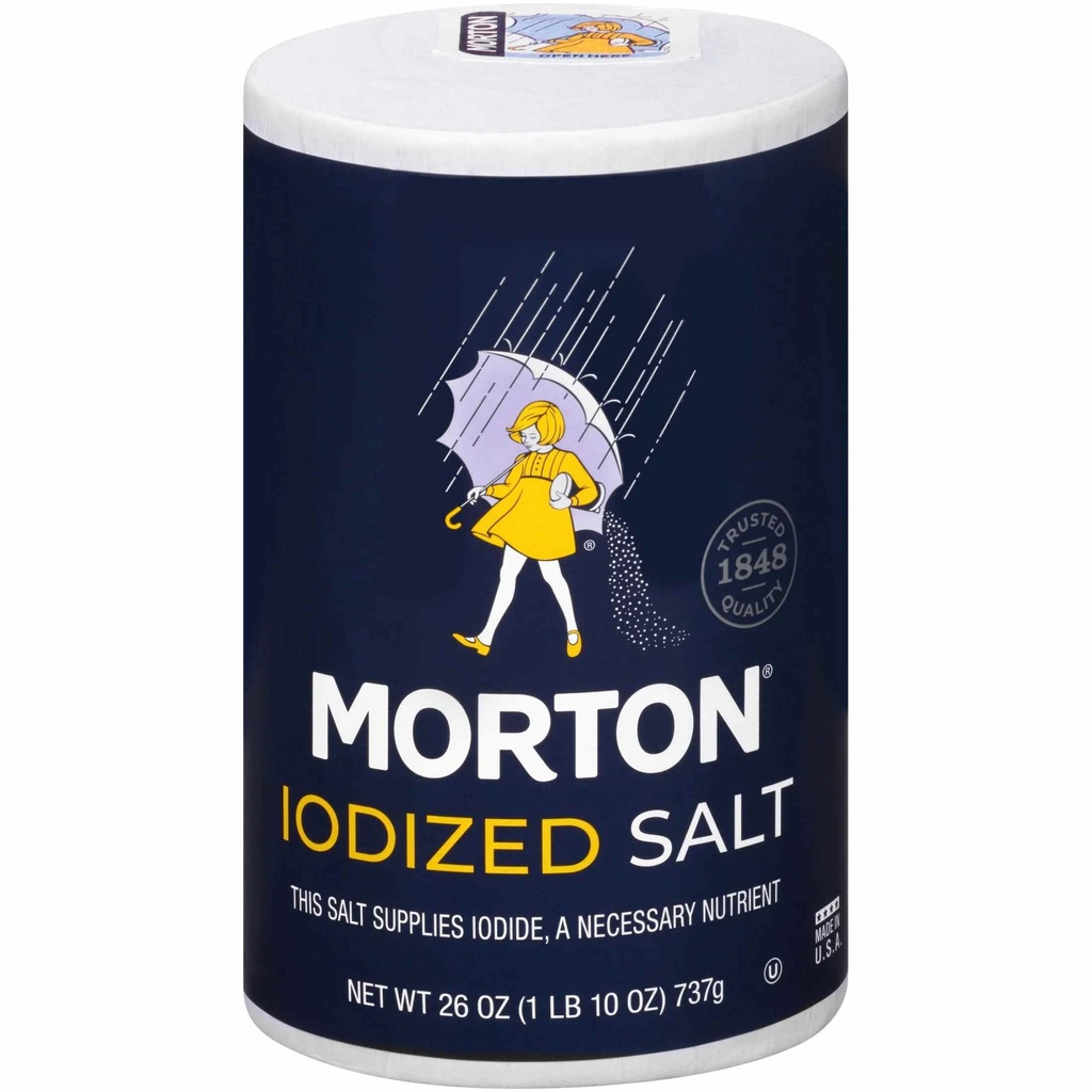 MORTON - SALT IODIZED ROUND (PAPER BOTTLE)